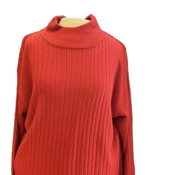 VTG Jason Maxwell‎ Sweater/Sweater dress with matching skirt red 80's 90's - Picture 2 of 10